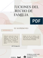 Instituciones Del Derecho de Familia