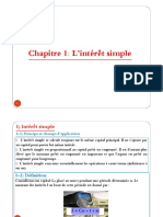 Math Financières Chapitre 1