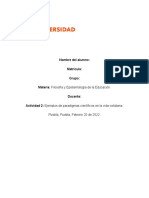 Actividad 2. Ejemplos de Paradigmas Científicos en La Vida Cotidiana