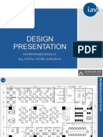 Design Presentation: For Proposed Office at 810, Capital Tower, Gurugram