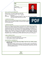 Curriculum Vitae: Personal Information