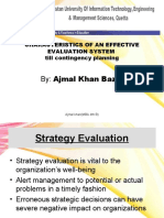 Characteristics of An Effective Evaluation System