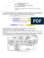 Cad&Cam Mec 316 2units Course Note