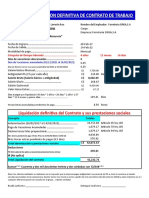 Calculo de Liquidacion CPF