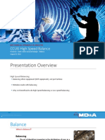 CCUG High Speed Balance: Mechanical Dynamics & Analysis