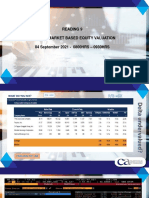 READING 9 Relative (Market) Based Equity Valuation