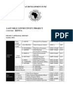 Last Mile Connectivity Project Kenya: African Development Fund