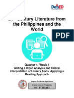 21 Century Literature From The Philippines and The World