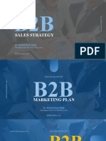 B2B Marketing and Sales - Blue