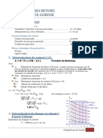 Formulation Du Beton Methode de Dreux