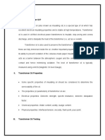 Oil Quality Test I. What Is Transformer Oil?