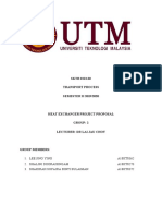 Proposal - Heat Exchanger Design