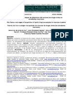 Factores de Riesgo y Etapas de Adquisición Del Consumo de Drogas Lícitas