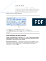 Interfaz de Usuario de Office Word 2007