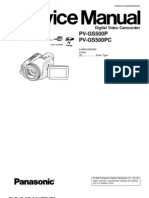 Panasonic Pvgs500p Video Camcorder