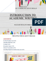 Intro To Academic Writing