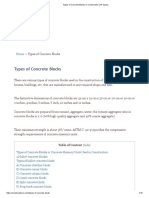 Types of Concrete Blocks in Construction (14 Types)