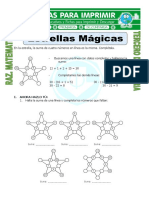 Ficha Estrella Magica para Tercero de Primaria