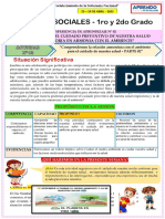 Experiencia de Aprendizaje 2 - Ciencias Sociales - Actividad 02 - 1ero y 2do Grado - 2022