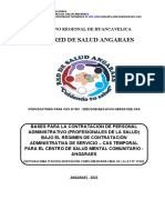 BASES FINALES CAS #001 2022 Centro de Salud Mental Comunitario