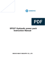 SPS37 Hydraulic Power Pack Instruction Manual