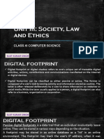 Unit III Society, Law and Ethics