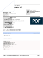 Ticket #C202200084162: A02 Paircargo C50919 WDM