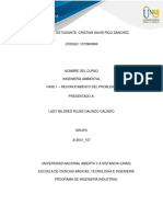 Fase 1 - Reconocimiento Del Problema - Ingeniería Ambiental