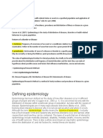 Epidemiological Methods