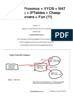 Debian + Proxmox + VYOS + NAT + IPSec + IPTables Fun