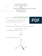 Corrigé de Chimie 2022