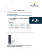 Checklist For New Users - Office365 Teams: Start by Reading The Guides Rules For Office365 and Routine Description For