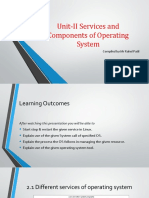 Unit-II Services and Components of Operating System