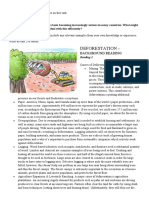 Deforestation: - Background Reading