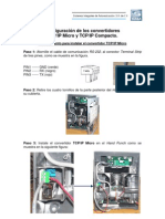 Pasos para Configurar Los Convertidores TCP-IP Micro y TCP-IP Compacto