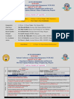 NCIM 2022 Schedule