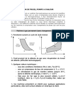 III PRODUCTION DE FROID, POMPE A CHALEUR. Machine À Gaz Permanent (Sans Changement de Phase) Fonctionne Suivant Un Cycle de Joule Inverse