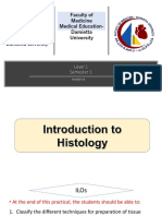 1 - Practical 1 Histology Introduction To Histology