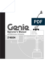 Genie z-60 - 34 Manual