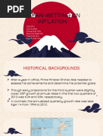 Japan - Betting On Inflation