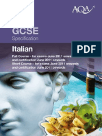 AQA-Gcse Italian Specicification