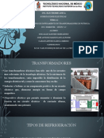 Tipos de Enfriamiento de Un Transformador