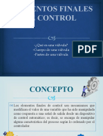 Elementos Finales de Control