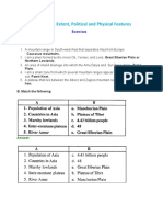 ICSE Geo Graphy Voyage Solutions Class 8 Chapter 7 Asia Location Extent Political and Physical Features