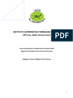 INSTITUTO SUPERIOR DE FORMACION DOCENTE Trabajo Practico