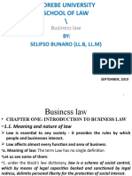 Business Law Slides (Unit1-7) Edited (0) Theardyear1sem-1