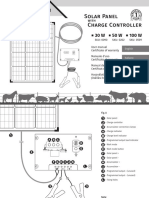 Használati Utasítás - Napelemes Panel Töltésvezérlővel