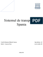 Sistemul de Transport Din Spania