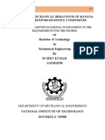 Study On Mechanical Behaviour of Banana Fiber Reinforced Epoxy Composites