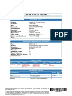 Oficina Judicial Virtual: Certificado de Envío de Escrito